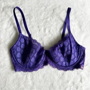 Savage x Fenty Mod on the Moon Fashion Bra Purple Size 34D